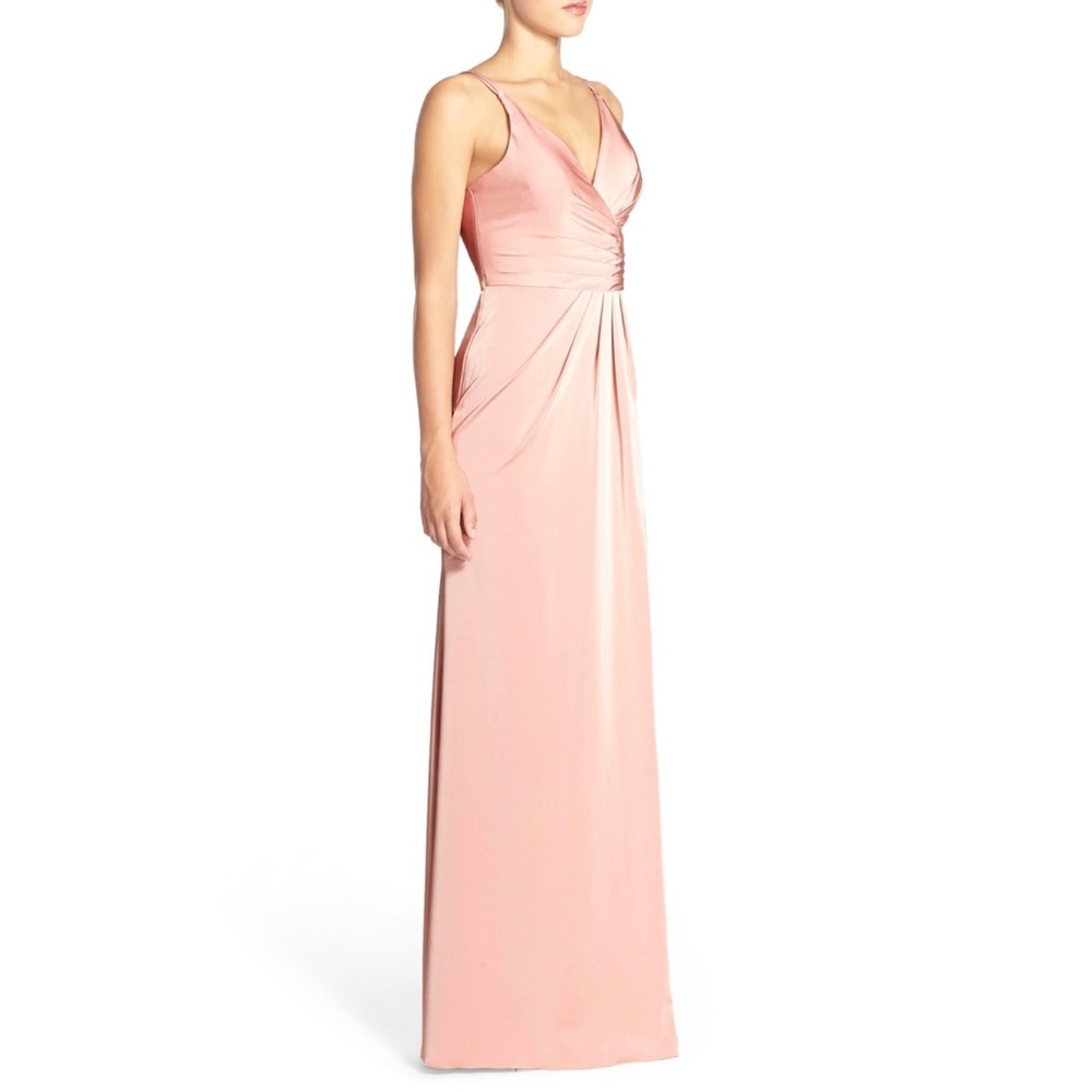 Faviana | 7755 Dusty Pink Evening Dress - Picture 3 of 7